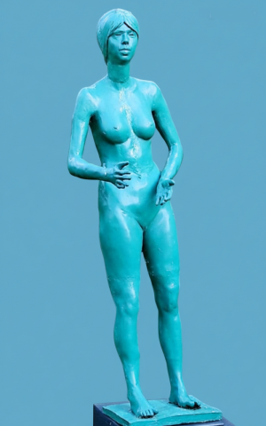 Melissa, 2021, Kunststein, Unikat, Lebensgröße