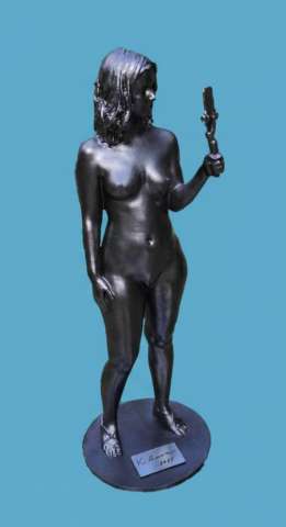 Selfia, Kunststein - goddess of vanity, 40 (h) cm